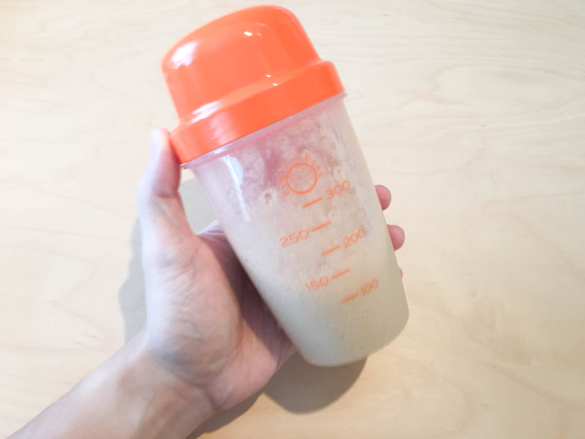 美容液ダイエットシェイクの試飲写真