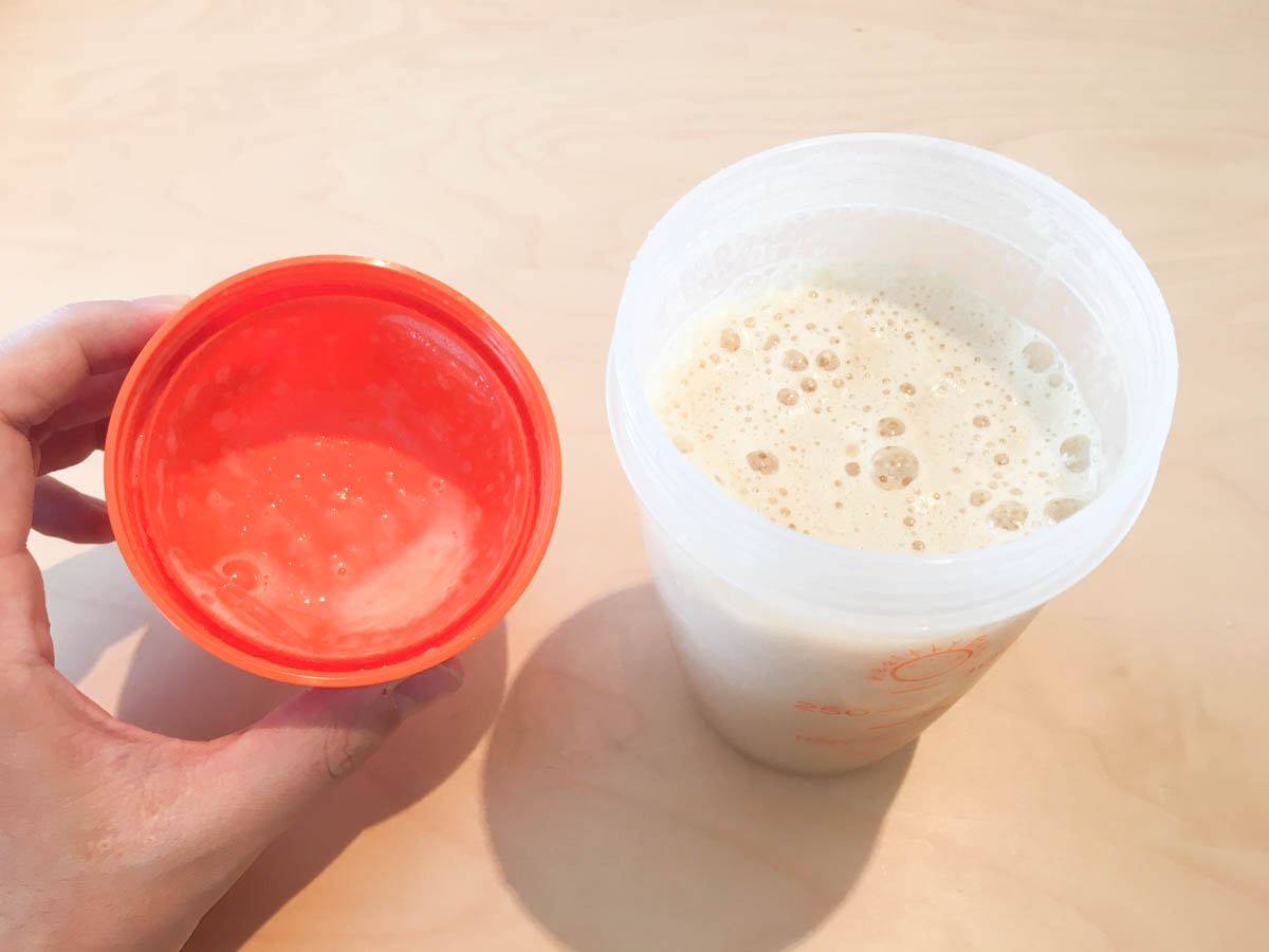 美容液ダイエットシェイクの試飲写真